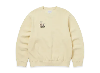 thisisneverthat Basic Note Crewneck "Pale Lemon"