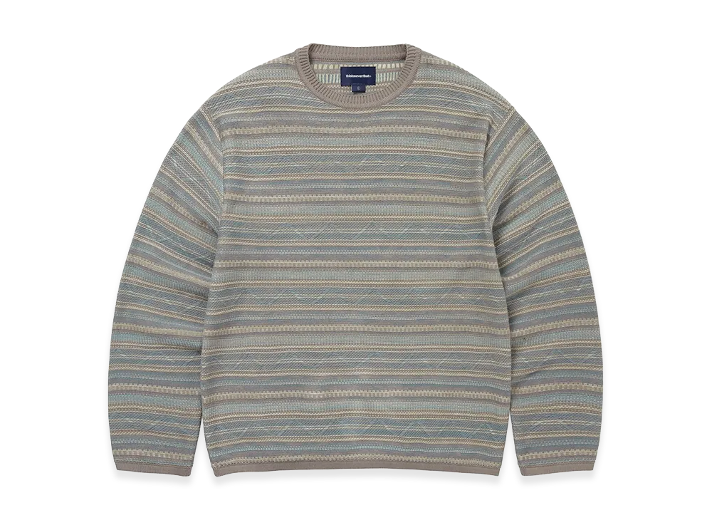 thisisneverthat Pattern Knit Crew "Slate"