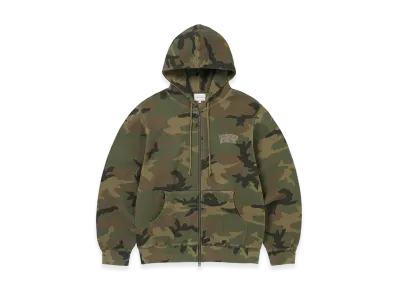 thisisneverthat Camouflage Thermal Zip Up Hoodie "Camo"