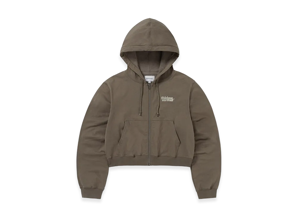 thisisneverthat Thermal LT W Zip Up Hoodie "Dark Mocha"
