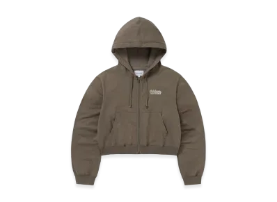 thisisneverthat Thermal LT W Zip Up Hoodie "Dark Mocha"