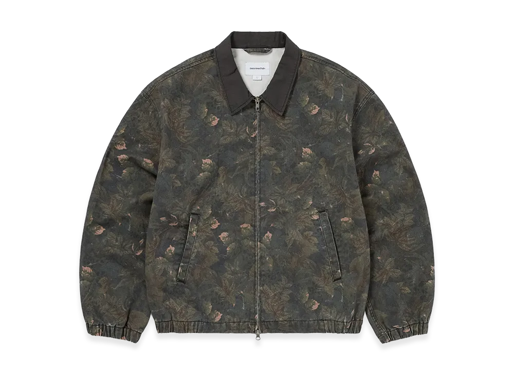 thisisneverthat Denim Blouson Jacket "Flower"