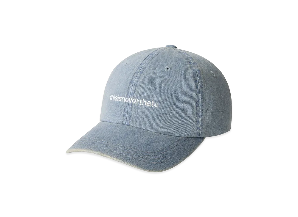thisisneverthat Denim T-Logo Cap "Washed Blue"