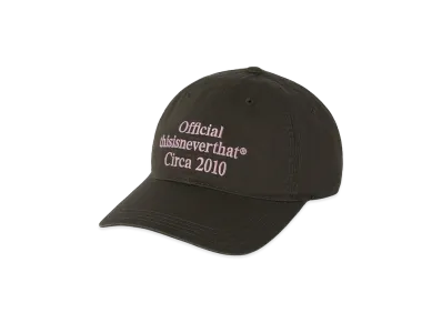 thisisneverthat Times Cap "Charcoal"