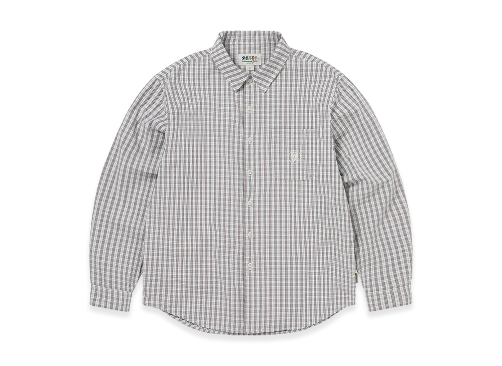 thisisneverthat x Grateful Dead Lightning Bear Check Shirt "Off White"