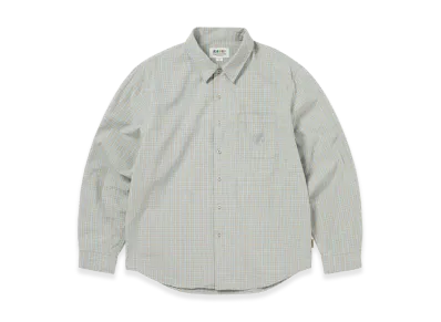 thisisneverthat x Grateful Dead Lightning Bear Check Shirt "Light Blue"