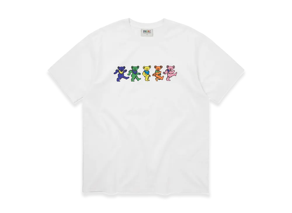 thisisneverthat x Grateful Dead Dancing Bears Tee "White"