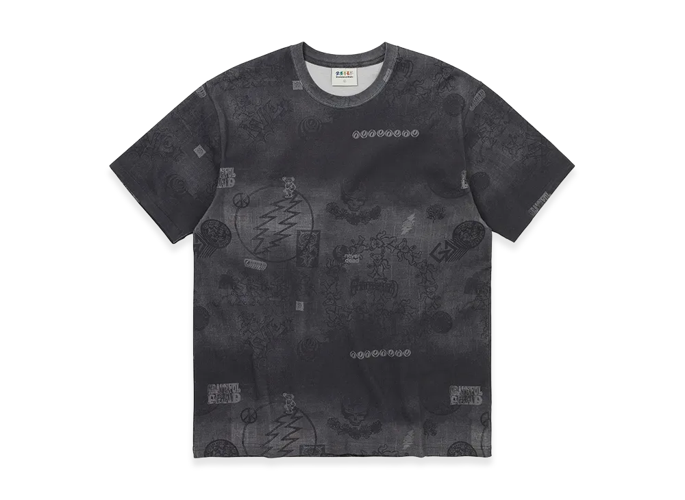 thisisneverthat x Grateful Dead Iconography Tee "Off Black"