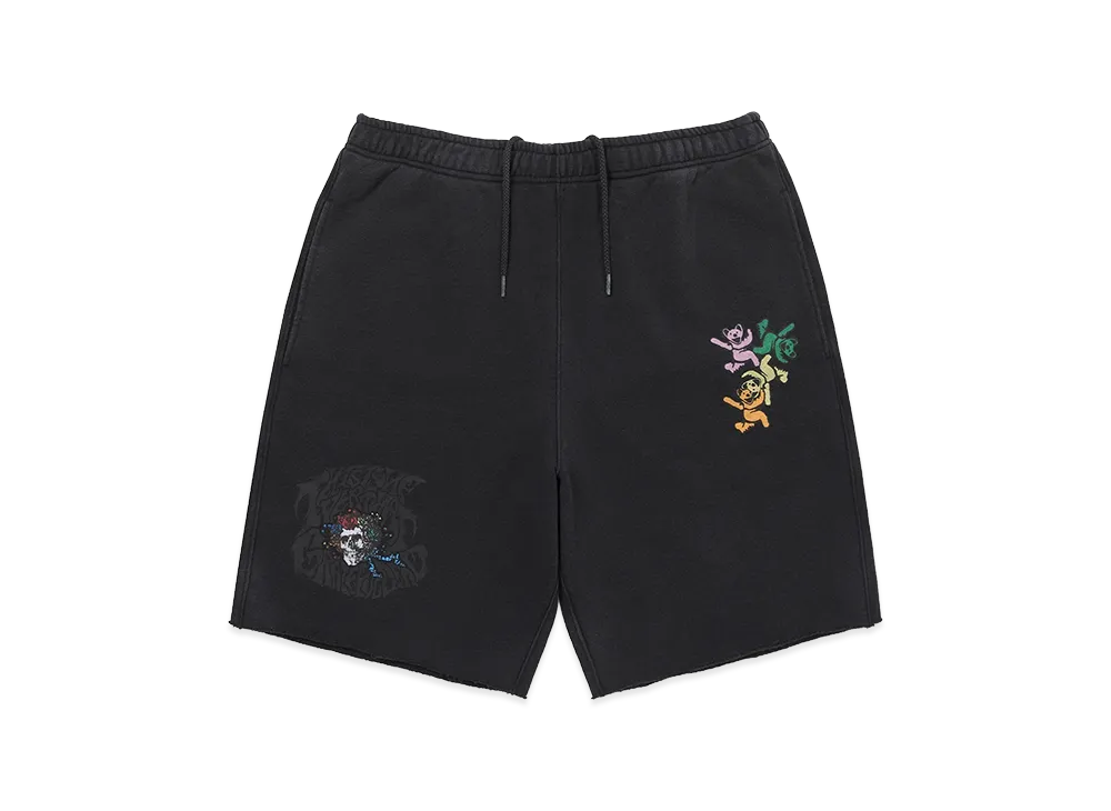 thisisneverthat x Grateful Dead Ol' Dancing Bears Washed Sweat Short "Off Black"
