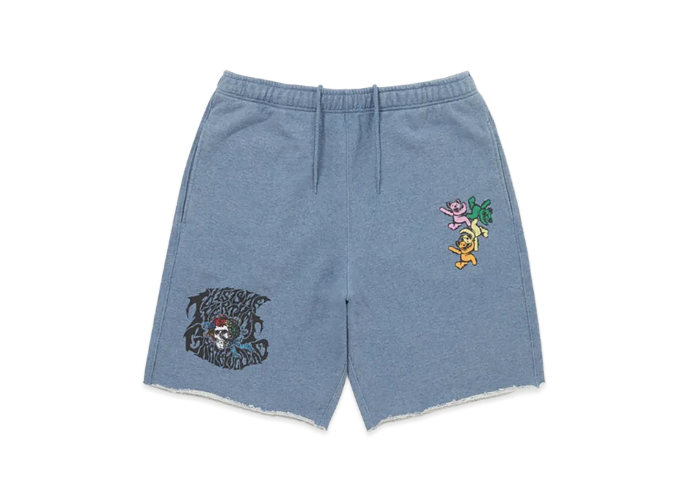 thisisneverthat x Grateful Dead Ol' Dancing Bears Washed Sweat Short "Heather Blue"