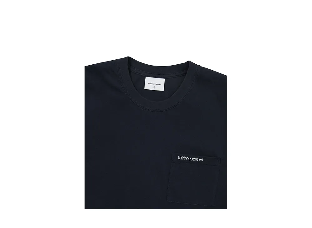 thisisneverthat Basic Pocket Tee "Navy"