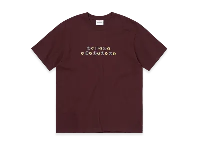 thisisneverthat Orb Type Tee "Burgundy"