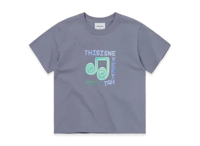 thisisneverthat Spiral Note W Tee "Purple Grey"