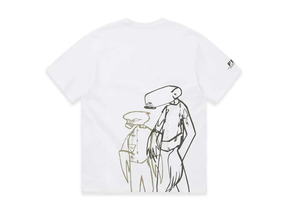 thisisneverthat x Futura LaboratoriesT-Logo Tee "White"