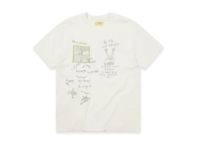 thisisneverthat x Daniel Johnston SONGS of PAIN Faded Tee "Natural"