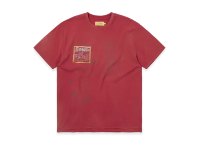 thisisneverthat x Daniel Johnston SONGS of PAIN Faded Tee "Red"