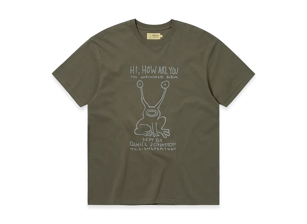 thisisneverthat x Daniel Johnston Frog Tee "Olive"