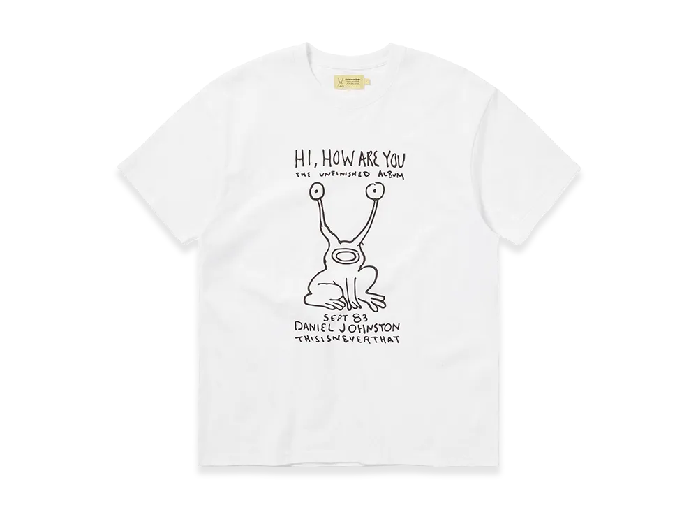 thisisneverthat x Daniel Johnston Frog Tee "White"