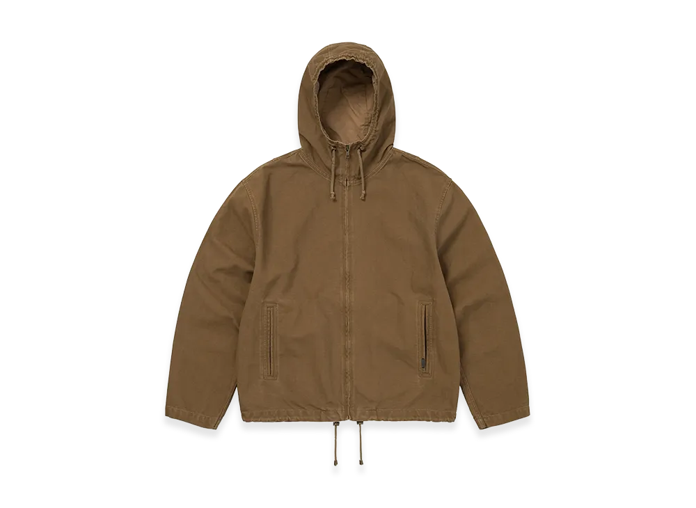 thisisneverthat Canvas Hooded Jacket "Light Brown"