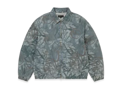 thisisneverthat Denim Blouson Jacket "Script"