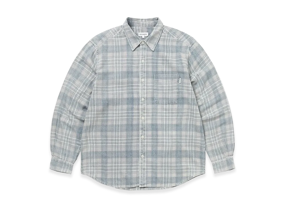 thisisneverthat Washed Check Shirt "Blue"