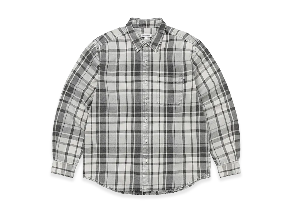 thisisneverthat Washed Check Shirt "Grey"