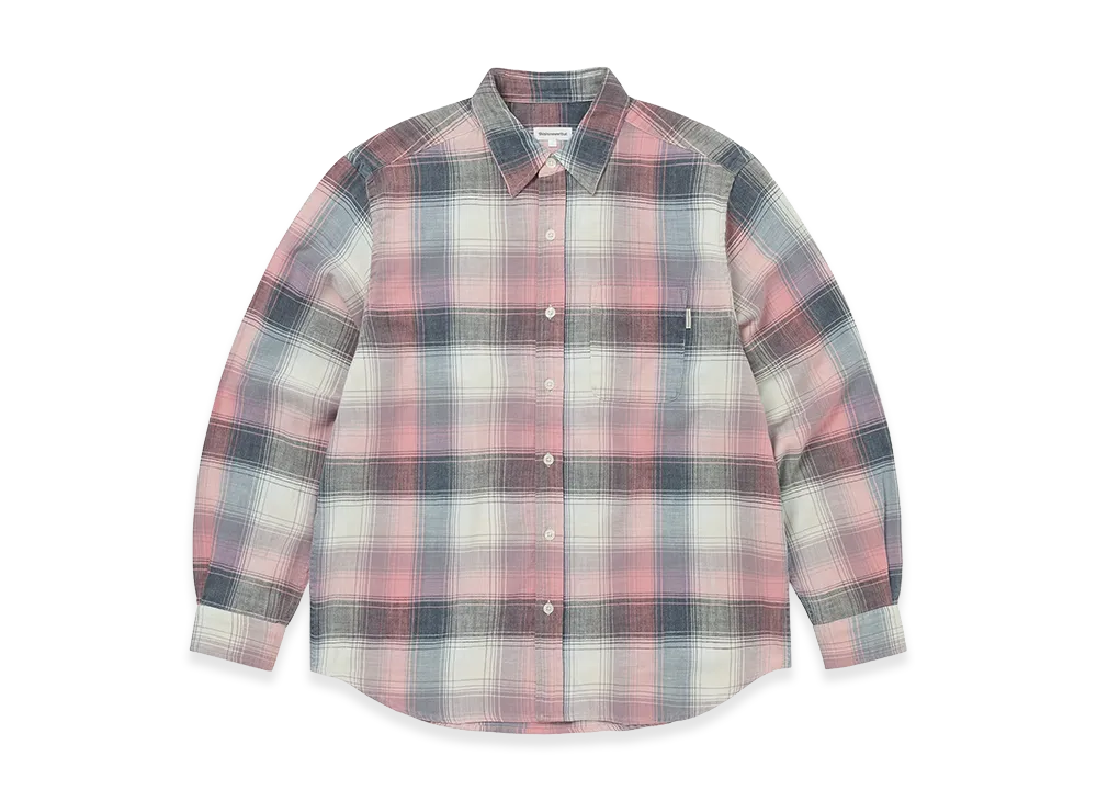 thisisneverthat Washed Check Shirt "Pink"