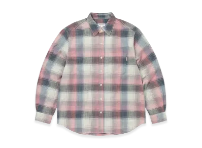 thisisneverthat Washed Check Shirt "Pink"