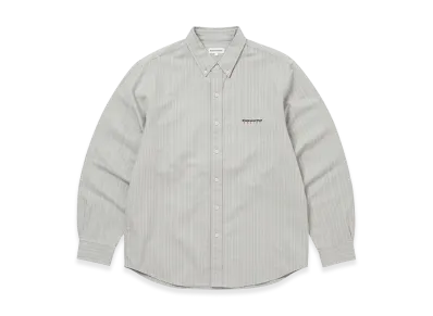 thisisneverthat DSN Striped Oxford Shirt "Grey"