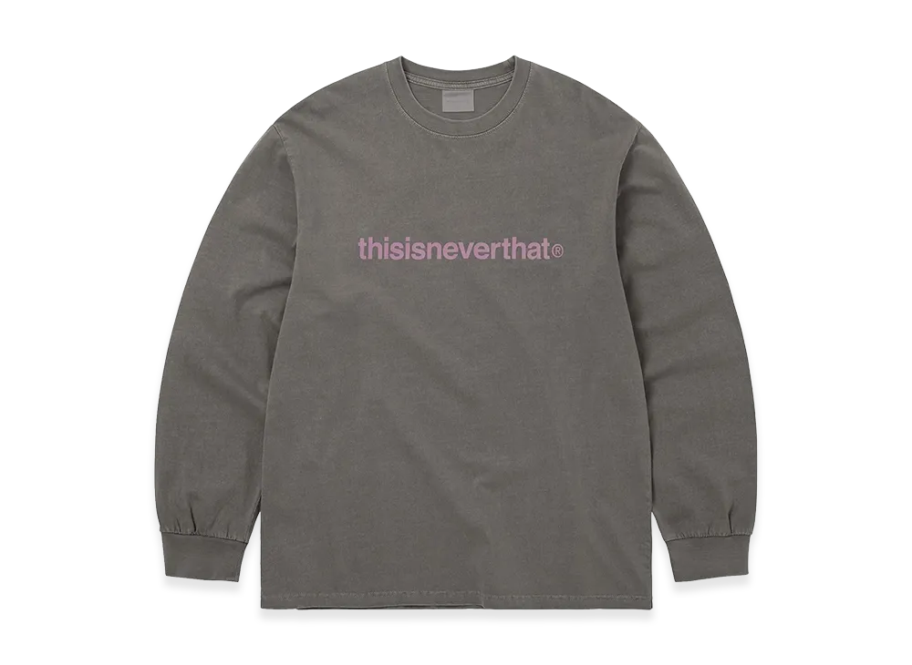 thisisneverthat T-Logo L/S Tee "Dark Grey"