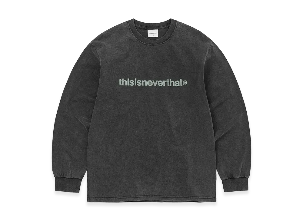 thisisneverthat T-Logo L/S Tee "Washed Black"