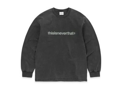 thisisneverthat T-Logo L/S Tee "Washed Black"