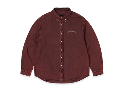 thisisneverthat Washed Denim Shirt "Red"