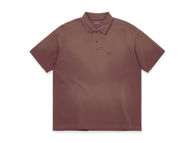 thisisneverthat Washed Polo Shirt "Burgundy"