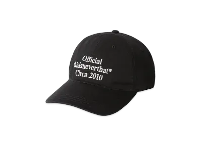 thisisneverthat Times Cap "Black"