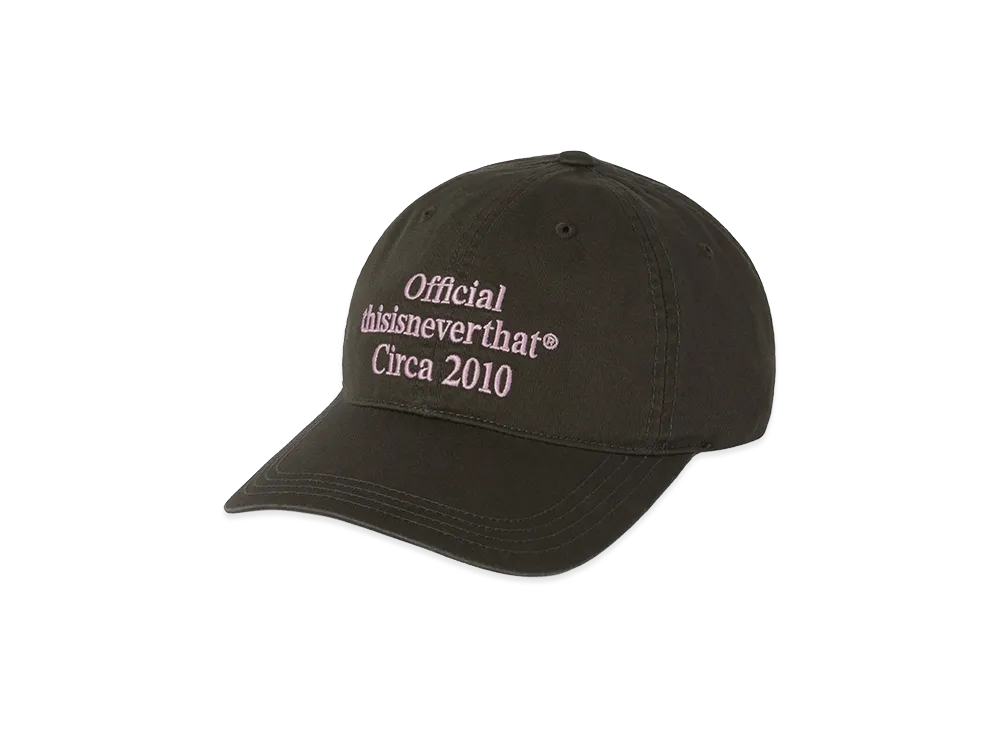 thisisneverthat Times Cap "Charcoal"