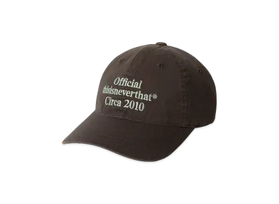 thisisneverthat Times Cap "Dark Brown"