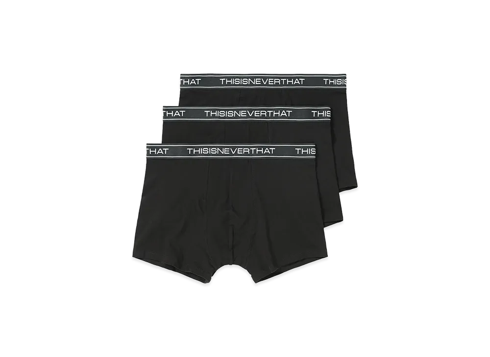 thisisneverthat Cotton Briefs 3Pack "Black"
