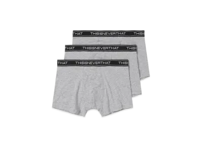thisisneverthat Cotton Briefs 3Pack "Grey"