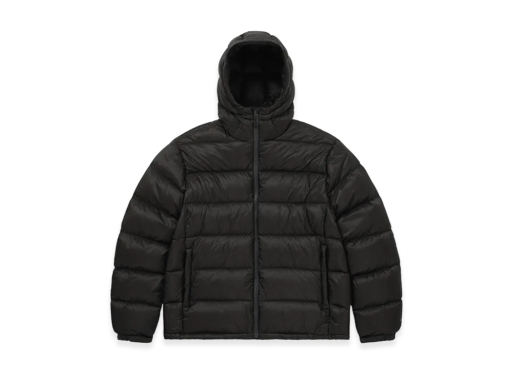 thisisneverthat Weather Gear Skogar Hooded Mid Down Jacket "Off Black"