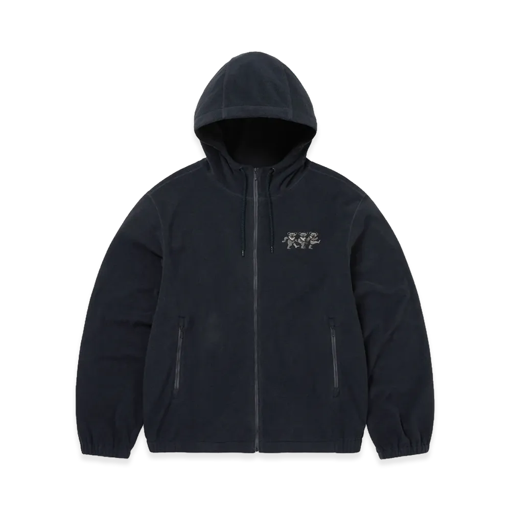 thisisneverthat x Grateful Dead GD Polar Fleece Jacket "Dusty Navy"