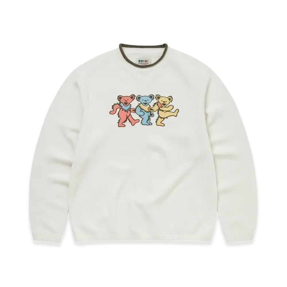 thisisneverthat x Grateful Dead GD Mockneck Sweater "Off White"