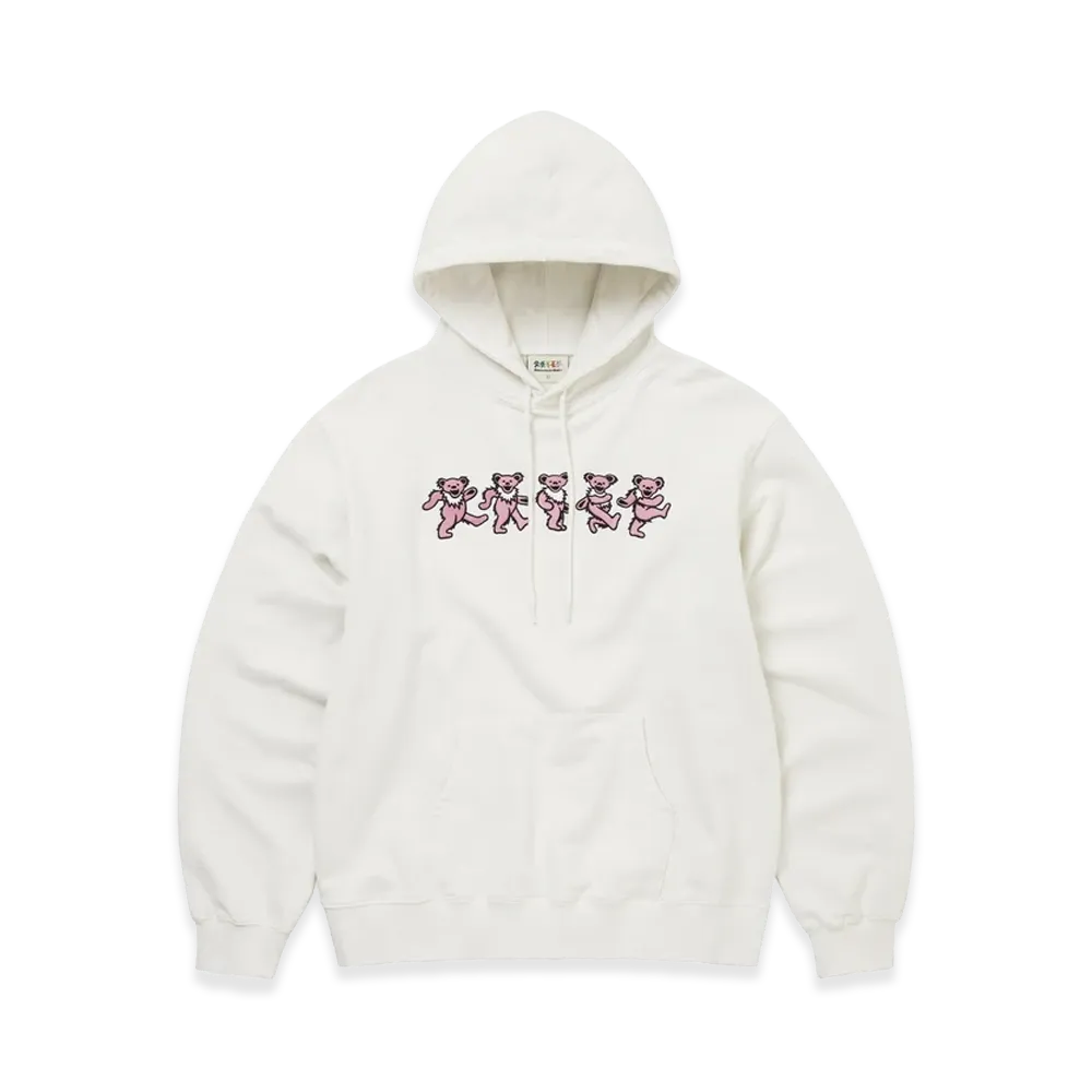 thisisneverthat x Grateful Dead GD Dancing Bears Hoodie "Off White"