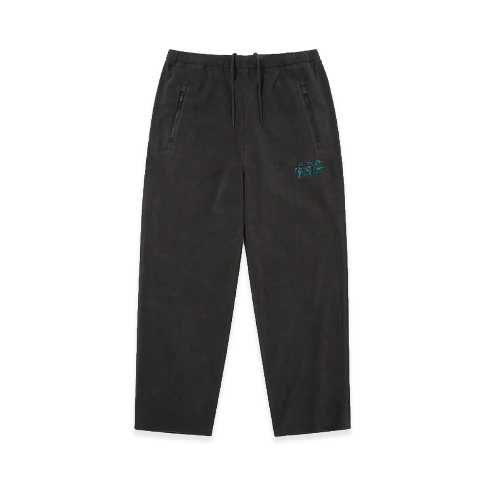 thisisneverthat x Grateful Dead GD Polar Fleece Pant "Dark Brown"