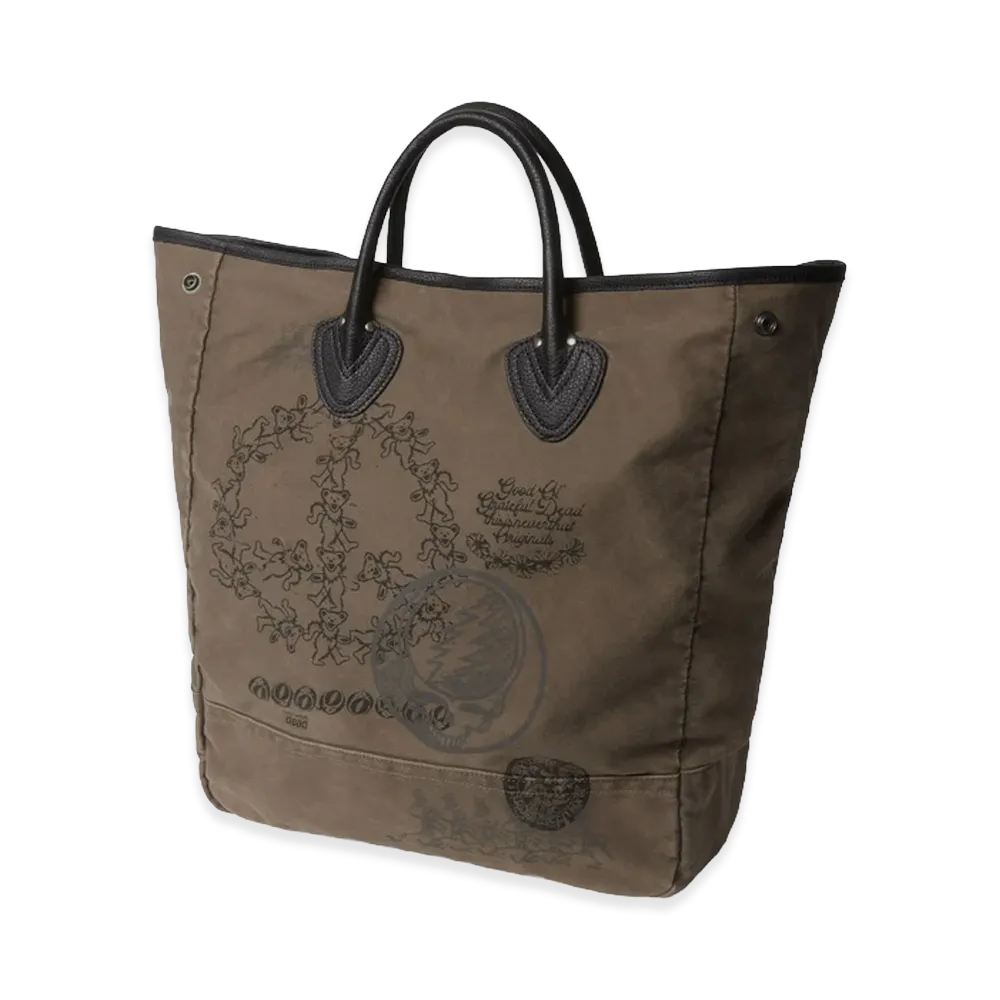 thisisneverthat x Grateful Dead GD Iconography Tote "Mud"