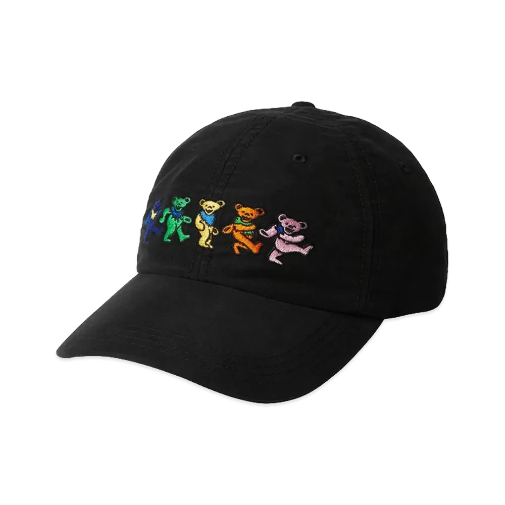 thisisneverthat x Grateful Dead GD Dancing Bears Cap "Off Black"