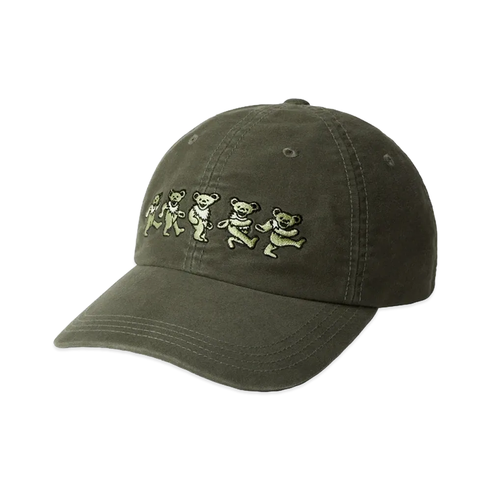 thisisneverthat x Grateful Dead GD Dancing Bears Cap "Olive"