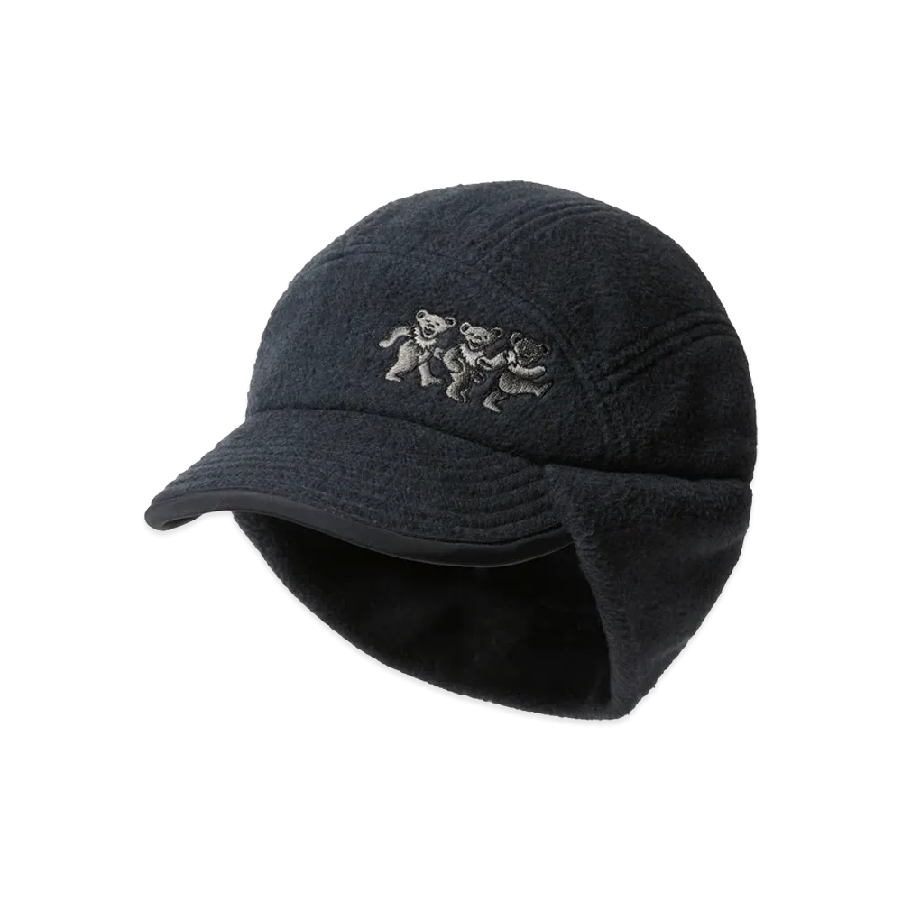 thisisneverthat x Grateful Dead GD Polar Fleece Earflap Cap "Dusty Navy"