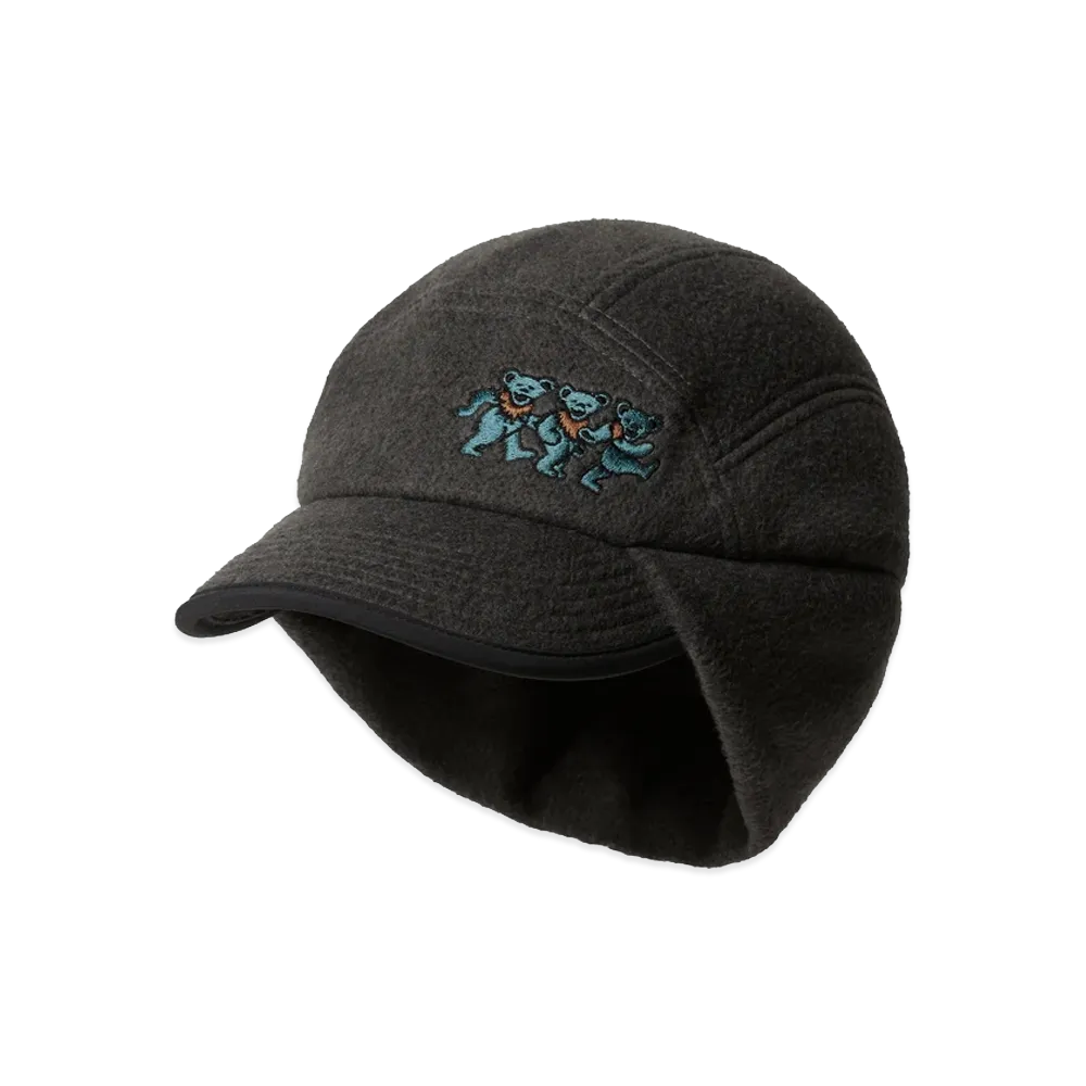 thisisneverthat x Grateful Dead GD Polar Fleece Earflap Cap "Dark Brown"
