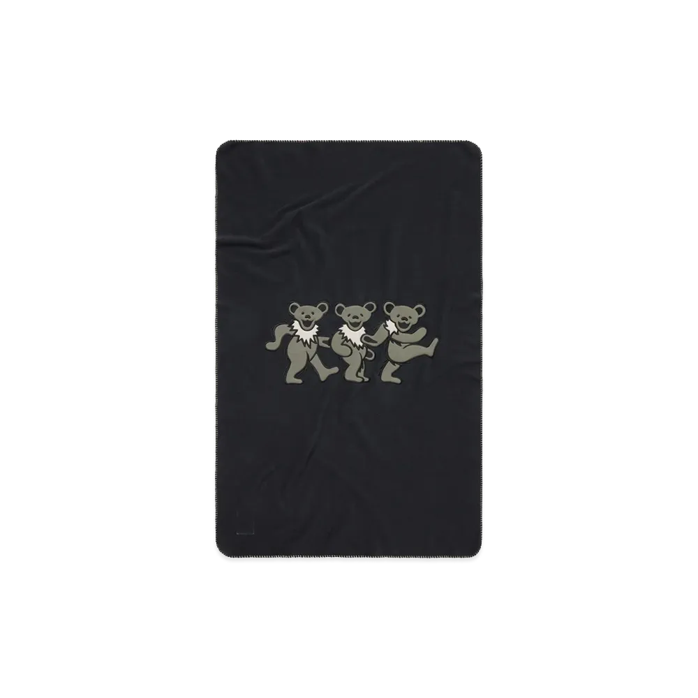 thisisneverthat x Grateful Dead GD Polar Fleece Blanket "Dusty Navy"